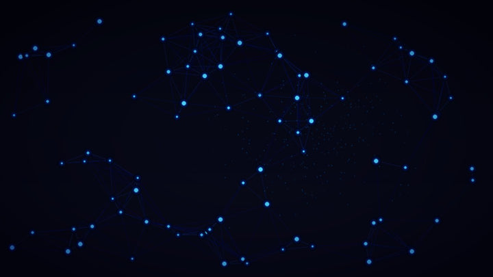 Red neuronal brillante sobre fondo oscuro — creatina y función cognitiva Epic Labs