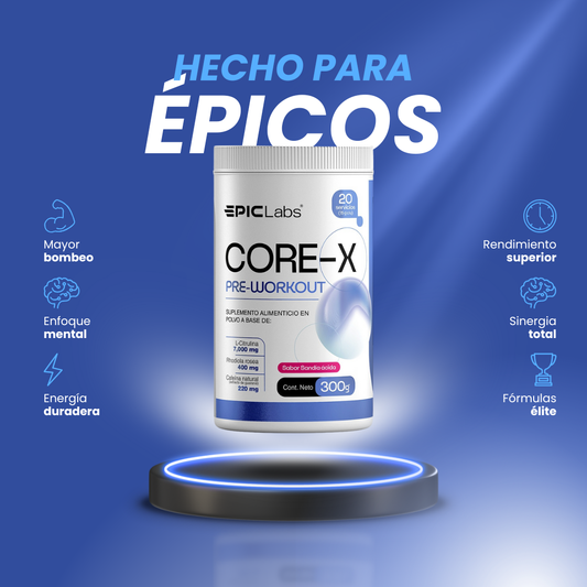 COREX® | Preentreno Clínico | Energía + Enfoque + Bombeo
