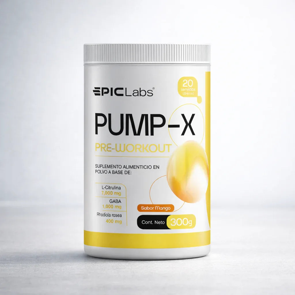 PUMPX® | Preentreno Sin Estimulantes | Enfoque y Bombeo Extremo