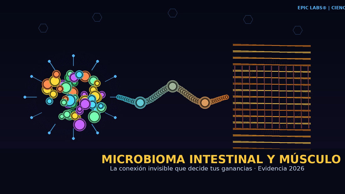 Microbioma intestinal y músculo — la conexión científica que transforma el rendimiento deportivo | Epic Labs 2026