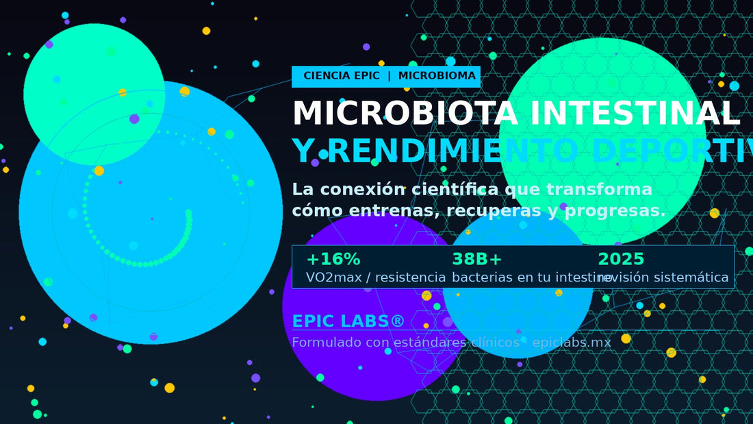 Microbiota intestinal y rendimiento deportivo — Epic Labs Ciencia