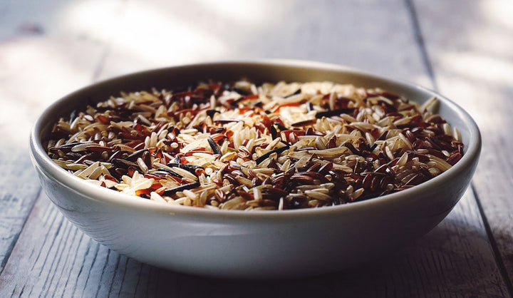Granos integrales y arroz, fuentes de carbohidratos
