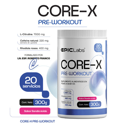 CORE-X | Fórmula clínica para rendimiento de élite