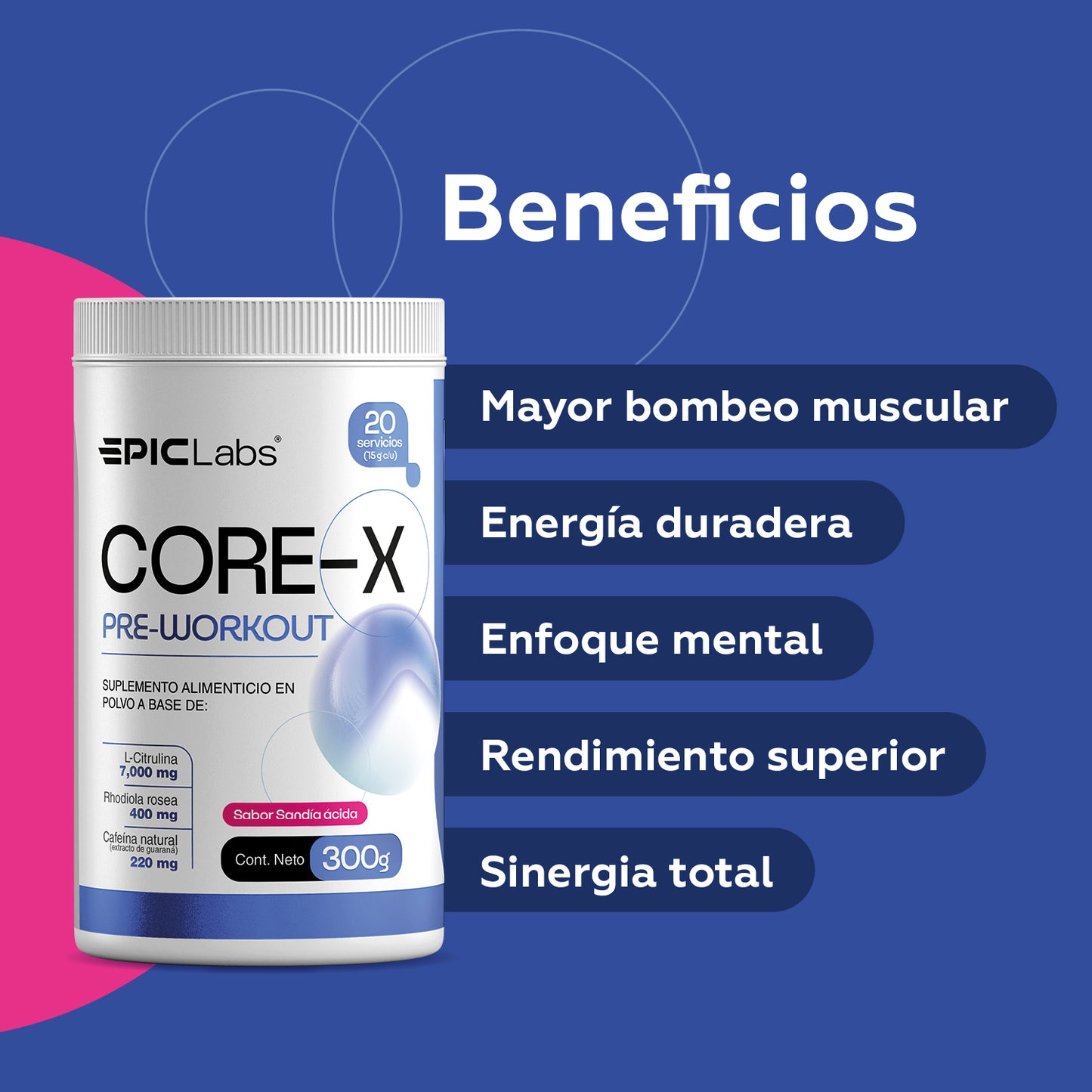 CORE-X | Fórmula clínica para rendimiento de élite