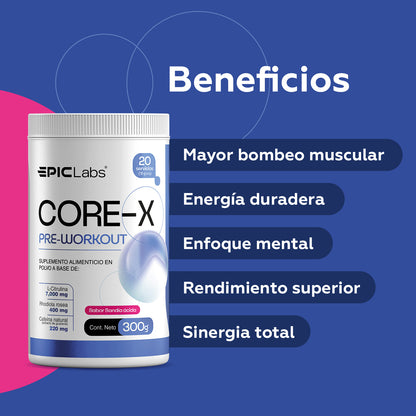 CORE-X | Fórmula clínica para rendimiento de élite