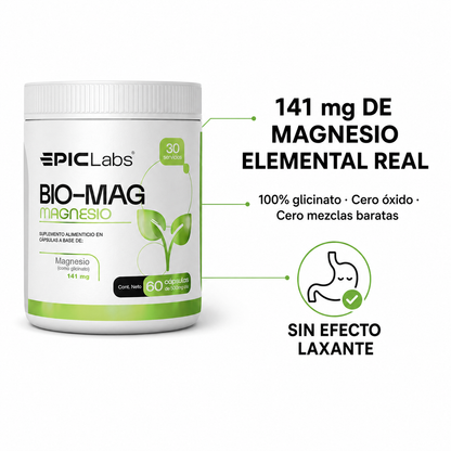 BIOMAG® Magnesio glicinato · Recuperación y sueño