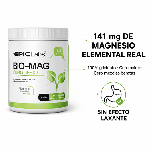 BIOMAG® Magnesio glicinato · Recuperación y sueño