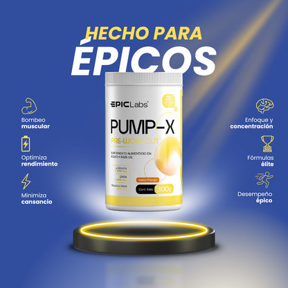 PUMP-X® | Bombeo y enfoque sin estimulantes