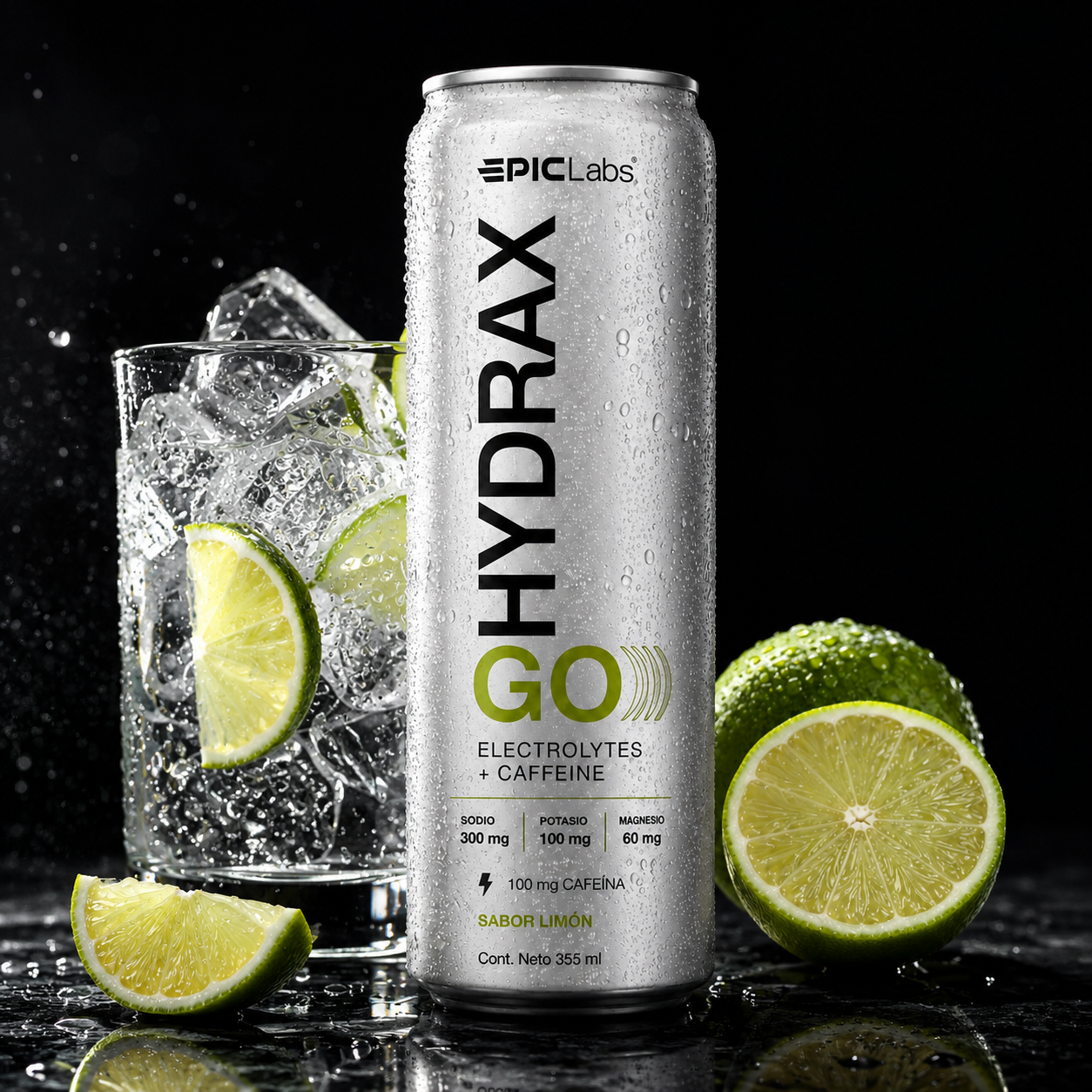 HYDRAX GO® Soda Electrolitos + Cafeína (Lote Exclusivo)
· Hidratación y Energía Diaria