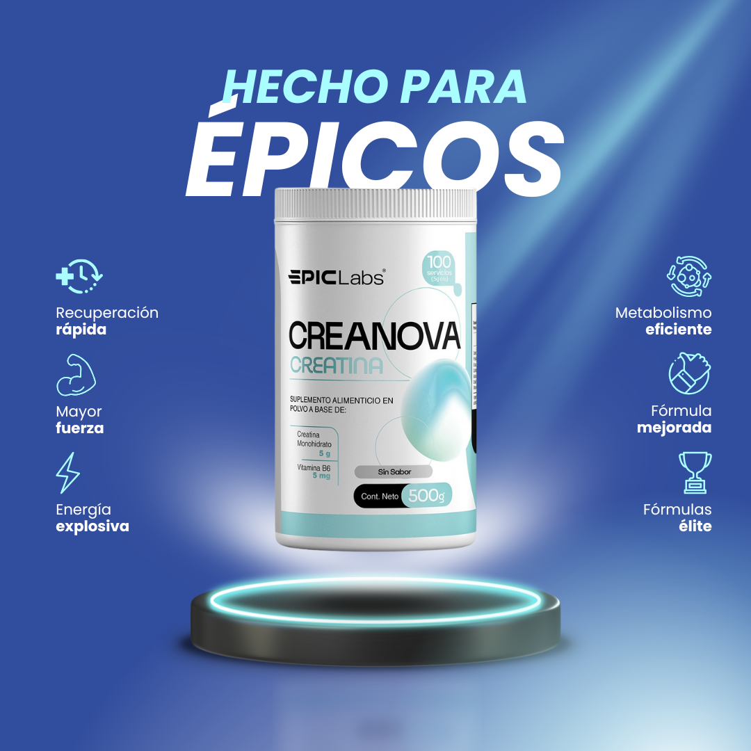 CREANOVA® | Creatina + B6 de alta absorción