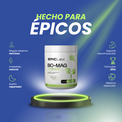 BIO-MAG® | Magnesio glicinato recuperación y rendimiento