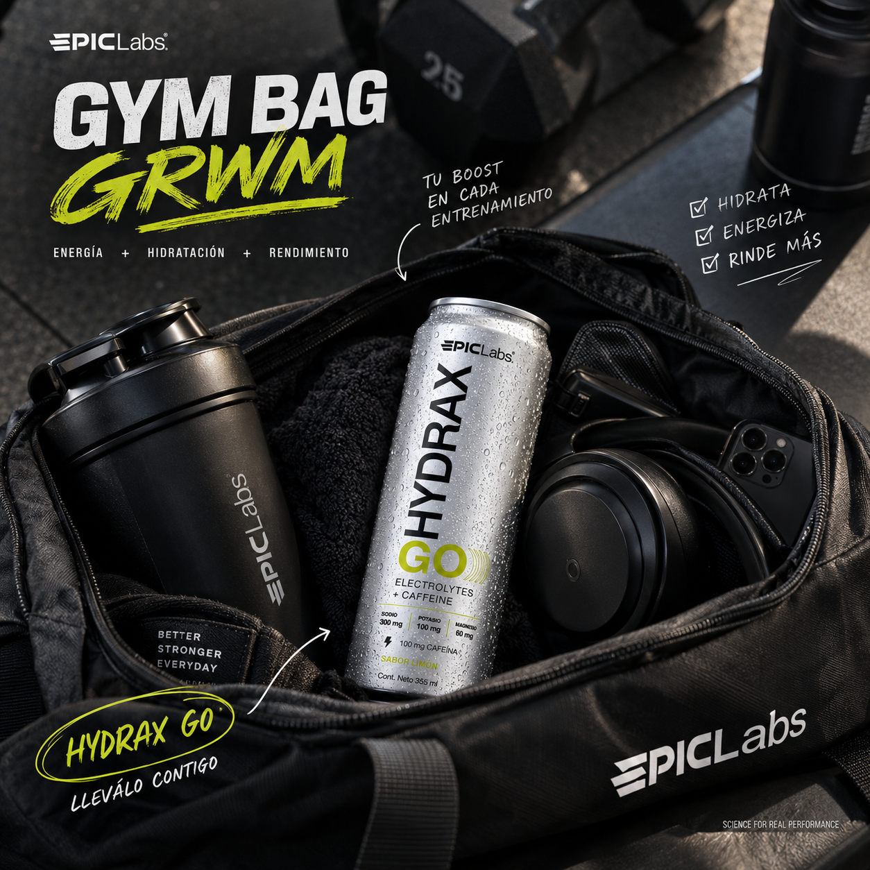 HYDRAX GO® Soda Electrolitos + Cafeína (Lote Exclusivo)
· Hidratación y Energía Diaria