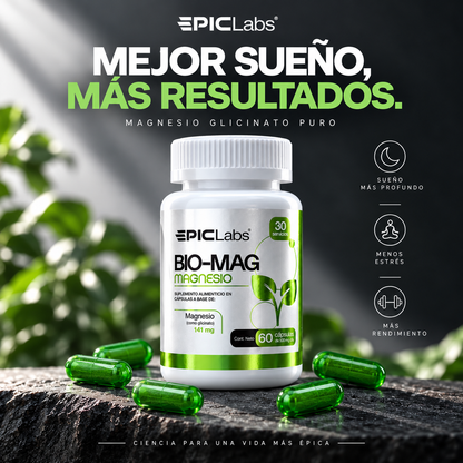 BIOMAG® · Magnesio glicinato · Recuperación y sueño
