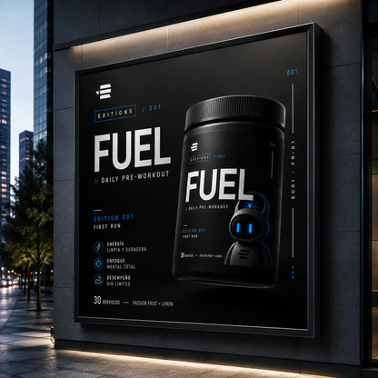 FUEL® Daily Preworkout (Epic Editions 001)
· Pre-entreno diario
