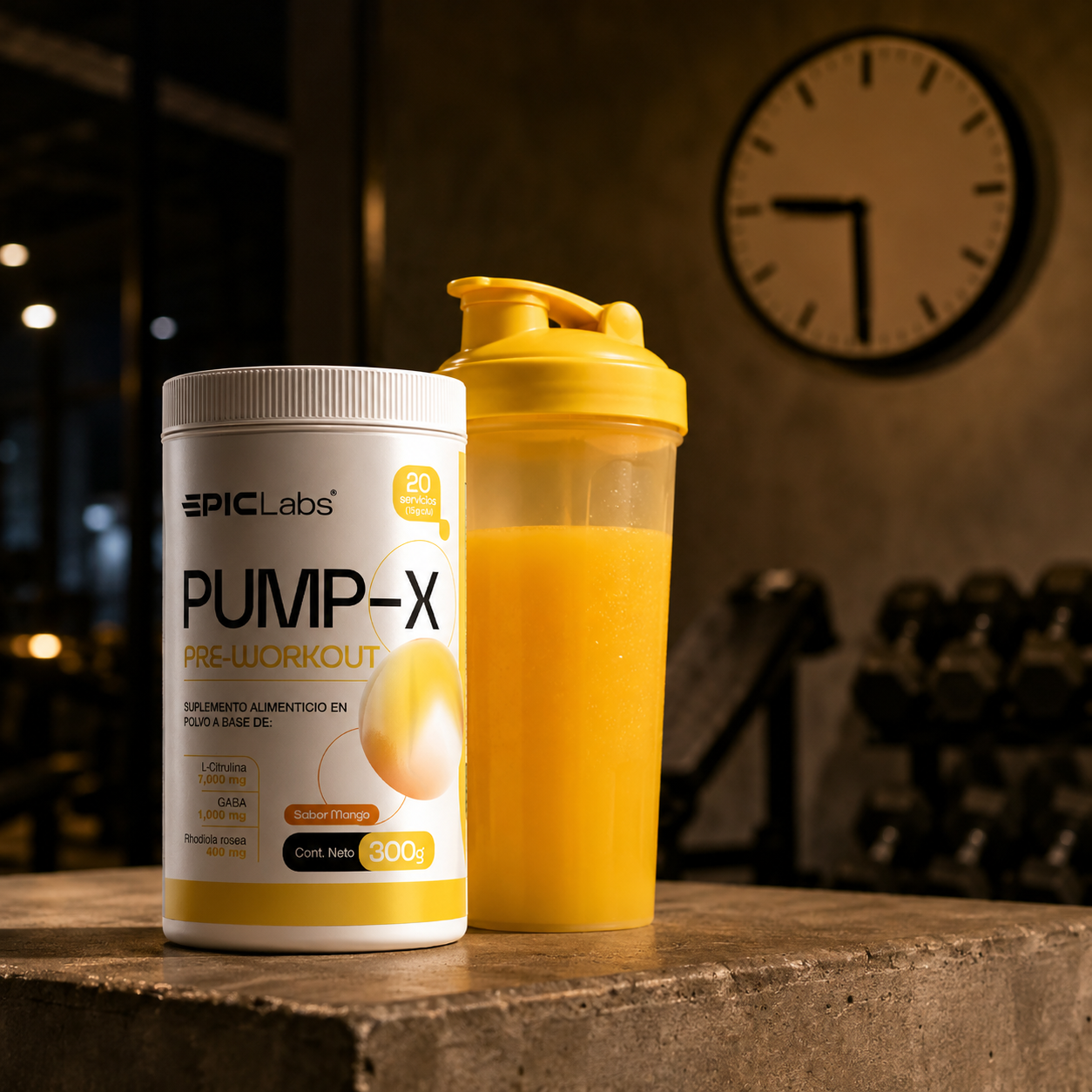 PUMPX® Pre-entreno sin estimulantes · Bombeo y enfoque