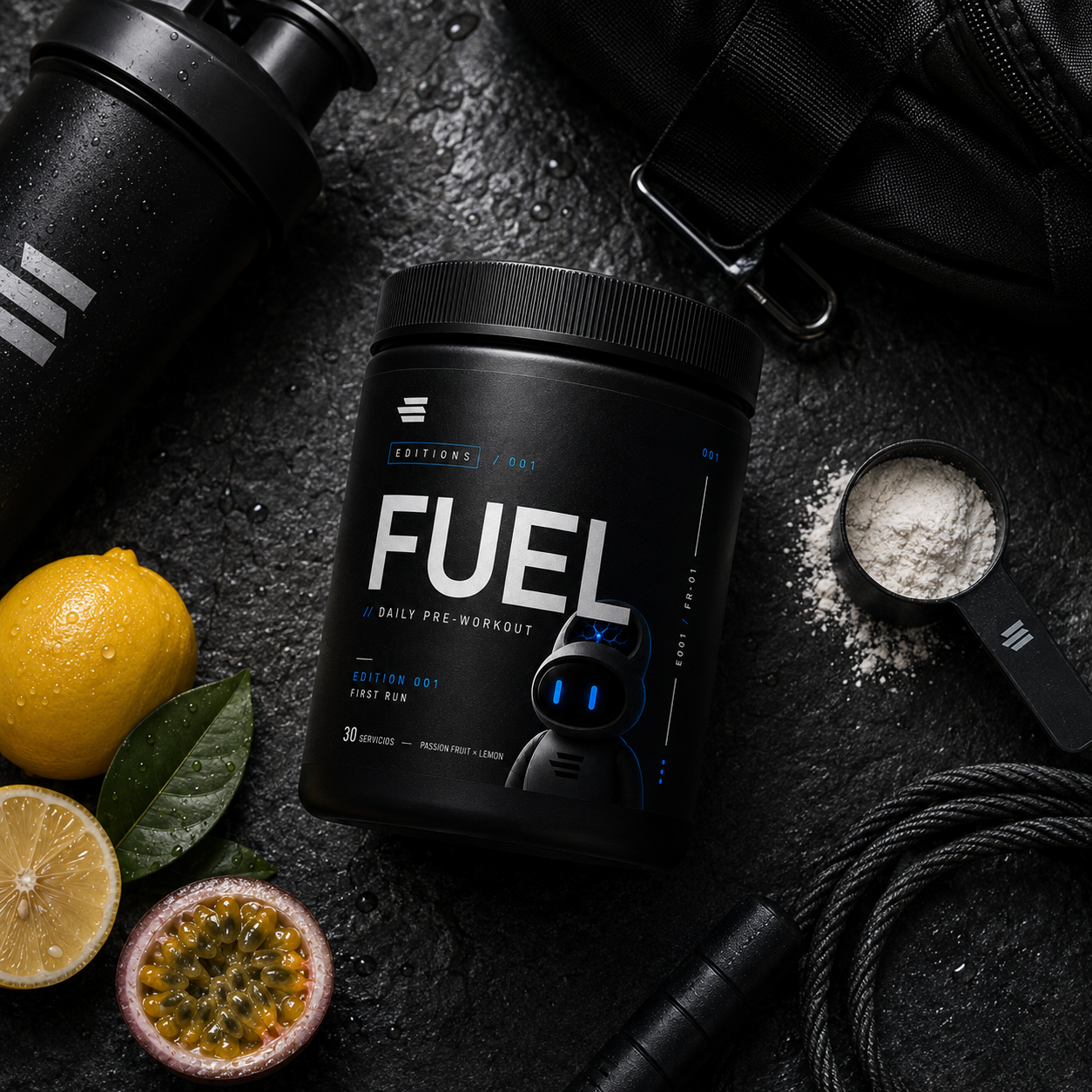 FUEL® Daily Preworkout (Epic Editions 001)
· Pre-entreno diario