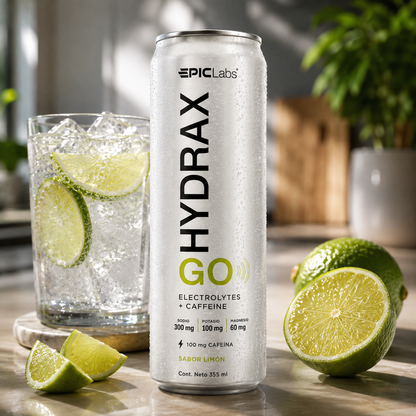 HYDRAX GO® Soda Electrolitos + Cafeína (Lote Exclusivo)
· Hidratación y Energía Diaria