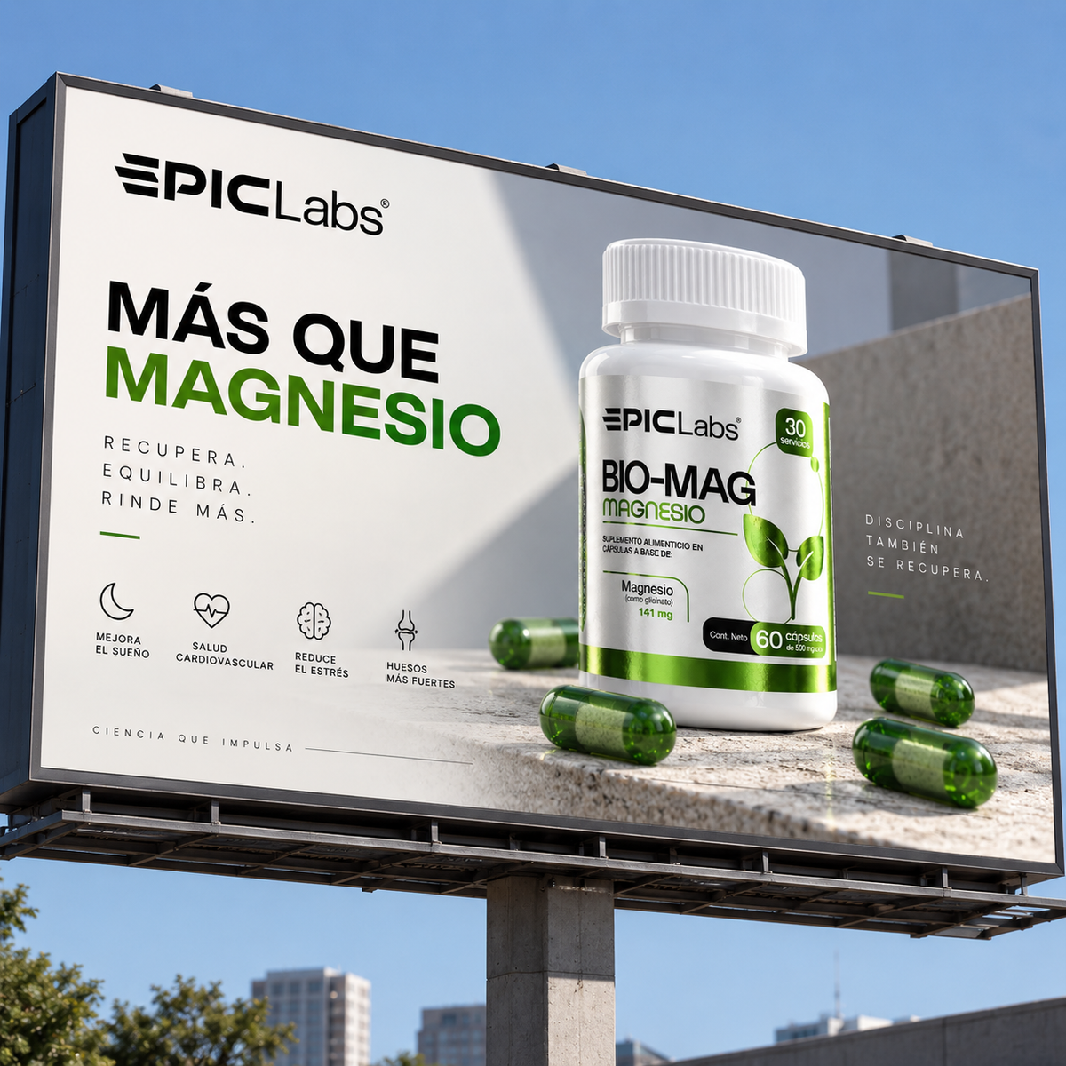 BIOMAG® · Magnesio glicinato · Recuperación y sueño