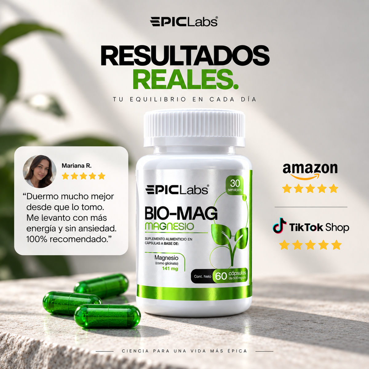 BIOMAG® · Magnesio glicinato · Recuperación y sueño