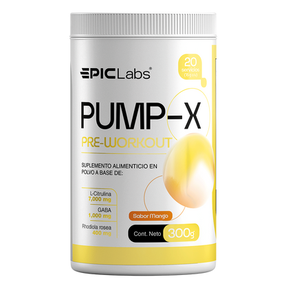 PUMP-X® | Bombeo y enfoque sin estimulantes