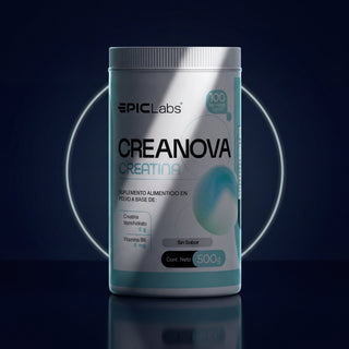 CREANOVA® Creatina monohidrato + B6 · Fuerza y volumen