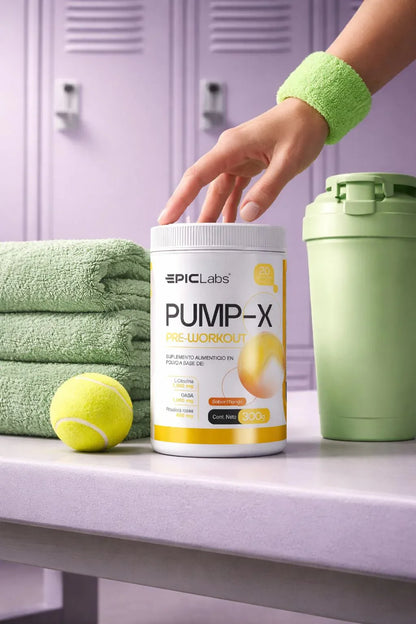 PUMPX® | Preentreno Sin Estimulantes | Enfoque y Bombeo Extremo