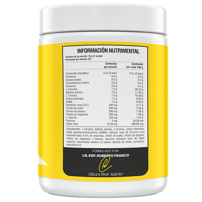 PUMPX 450g etiqueta con informacion nutrimental completa